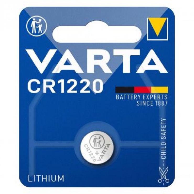 Imagine Baterie litiu CR1220 3V, Varta