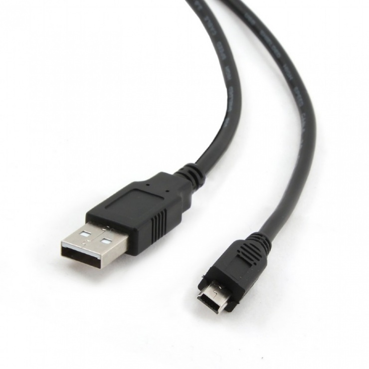 Imagine Cablu USB 2.0 la mini USB 5 pini 1.8m, Gembird CCP-USB2-AM5P-6