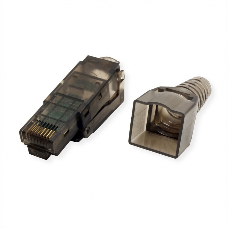 Imagine Conector MYCON retea RJ45 Cat.6A UTP pentru fir solid AWG 23-26, CON0372