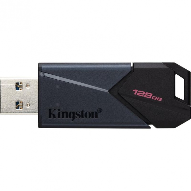 Imagine Stick USB 3.2 Kingston 128GB Data Traveler Exodia Onyx, Kingston DTXON/128GB