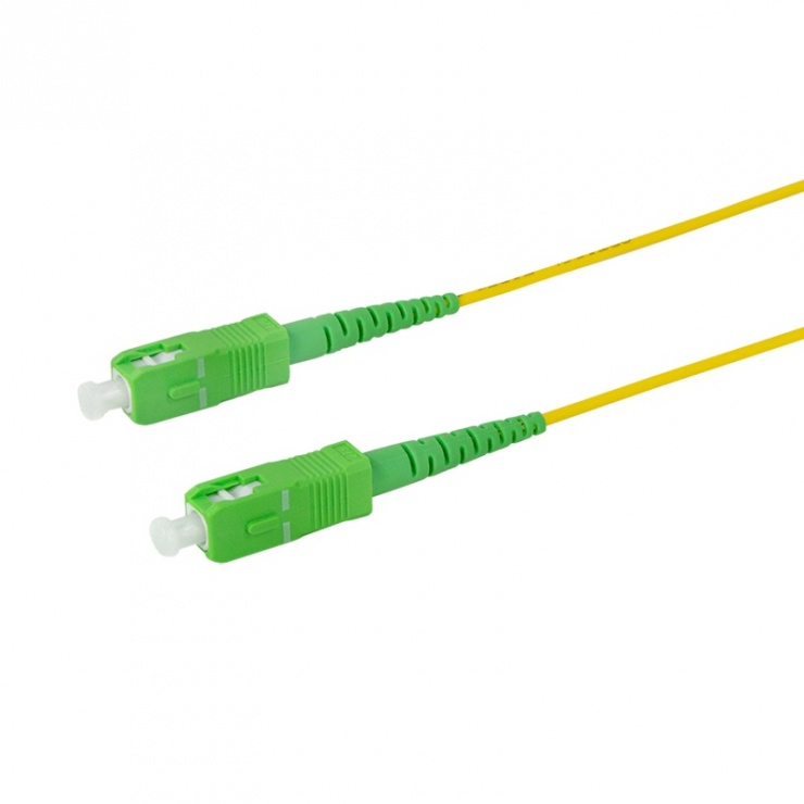 Imagine Cablu fibra optica Simplex Single Mode OS2 SC/APC-SC/APC 3m, Logilink FPSSC03