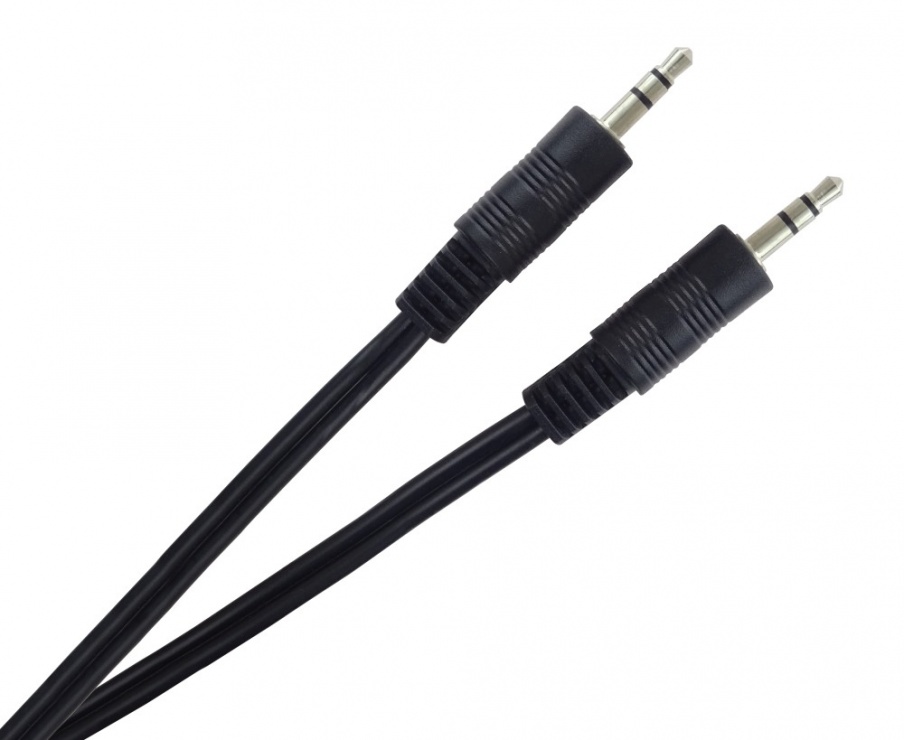 Imagine Cablu audio jack stereo 3.5mm T-T 1.5m Negru, KJACKMM015