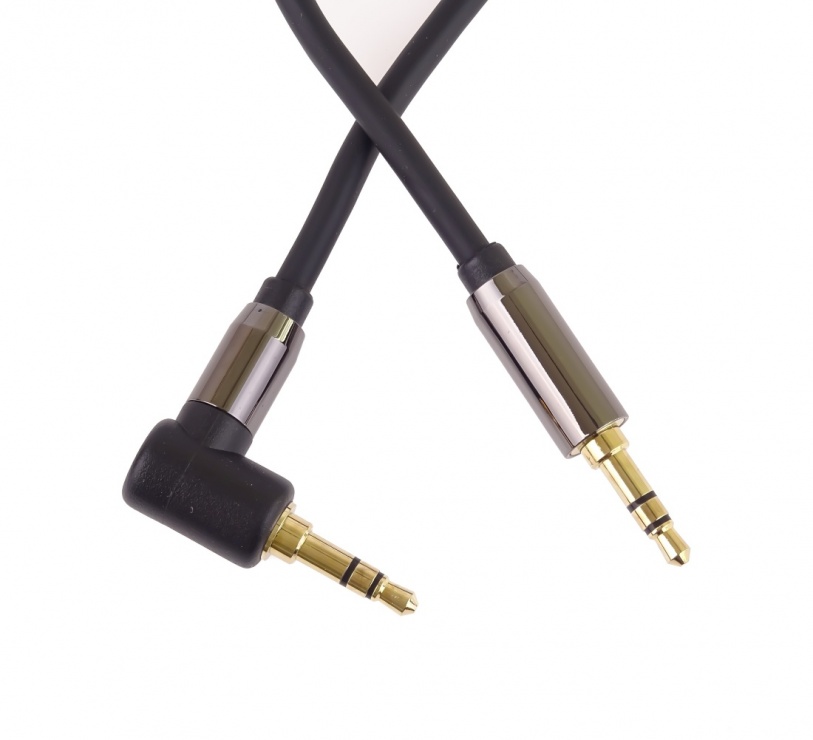 Imagine Cablu audio jack stereo 3.5mm T-T unghi 90 grade 5m, kjqmm5-90