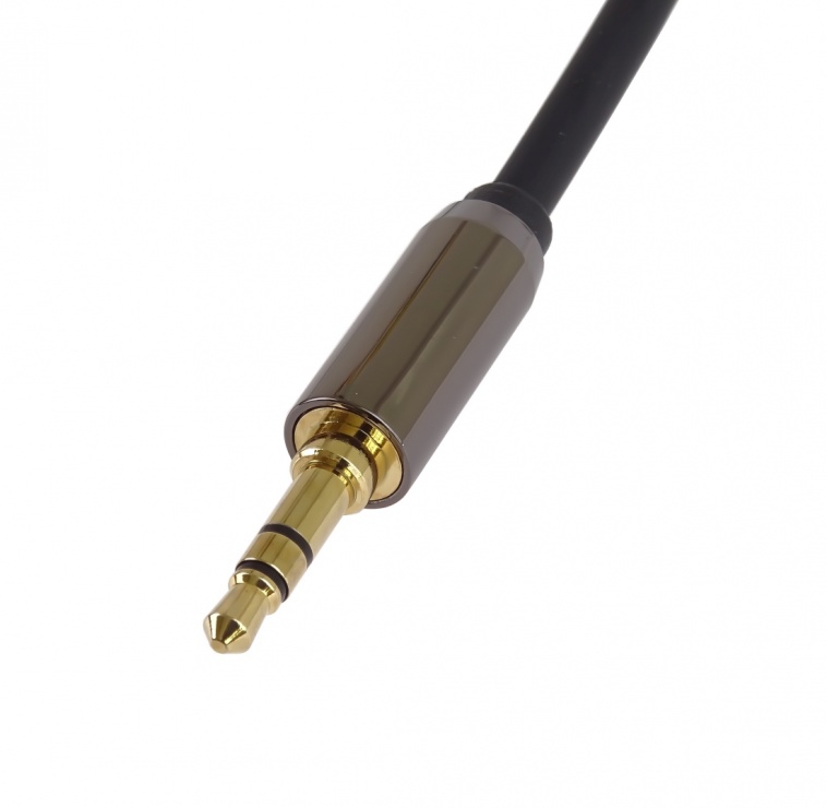 Imagine Cablu audio jack stereo 3.5mm T-T unghi 90 grade 5m, kjqmm5-90