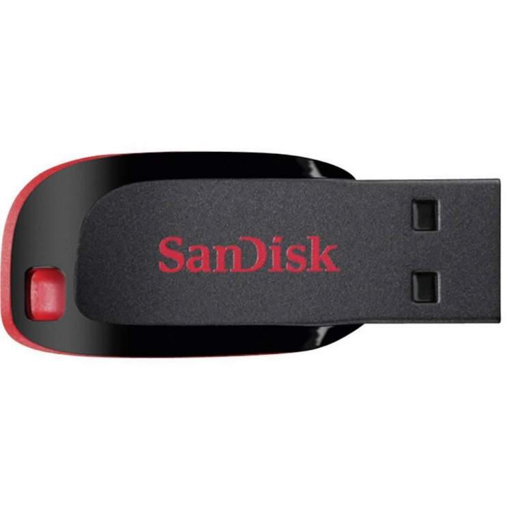 Imagine Stick USB 2.0 128GB SanDisk Cruzer Blade, SDCZ50-128G-B35