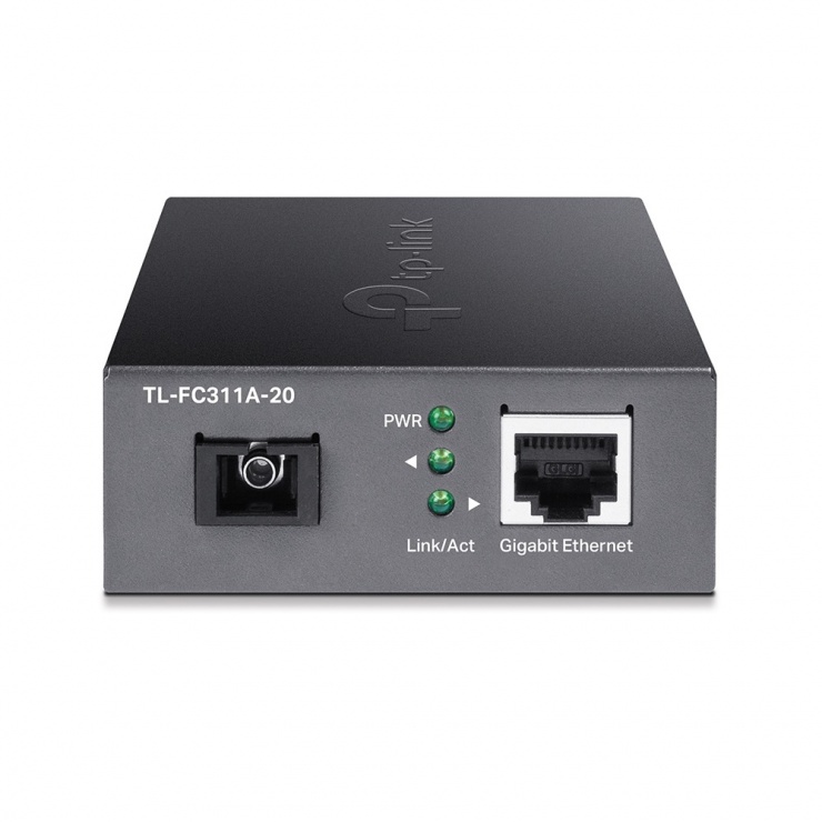 Imagine Media convertor Gigabit WDM SC Single-Mode, TP-LINK TL-FC311A-20