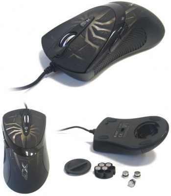 Imagine Mouse Laser USB Oscar Black A4tech XL-747H