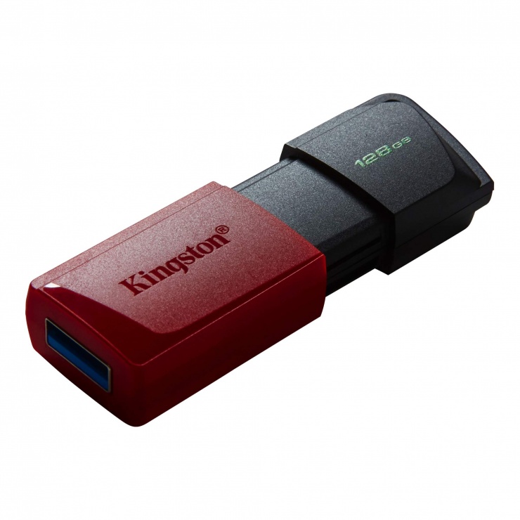Imagine Stick USB 3.2 128GB DataTraveler Exodia M Negru/Rosu, Kingston DTXM/128GB