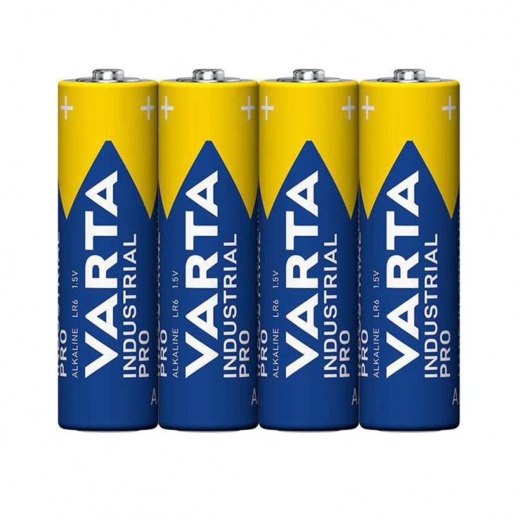 Imagine Set 4 buc baterie alcalina VARTA Industrial AA/LR6