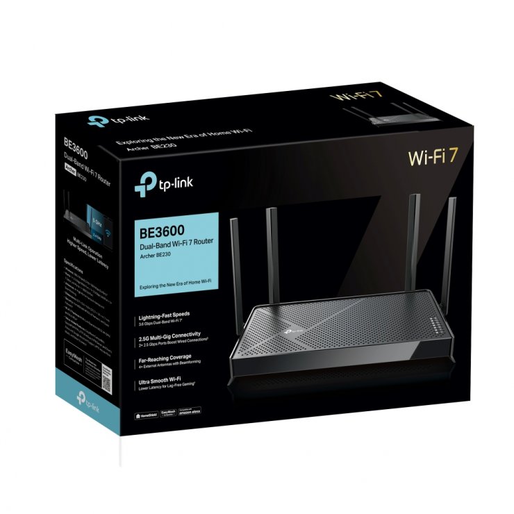 Imagine Router Wi-Fi 7 Dual-Band BE3600, TP-LINK ARCHER BE230