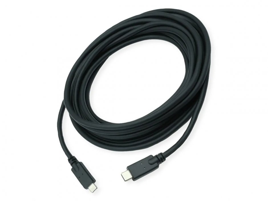 Imagine Cablu USB 3.2 type C la type C Emark 85W 7m Negru, Roline 11.02.9067