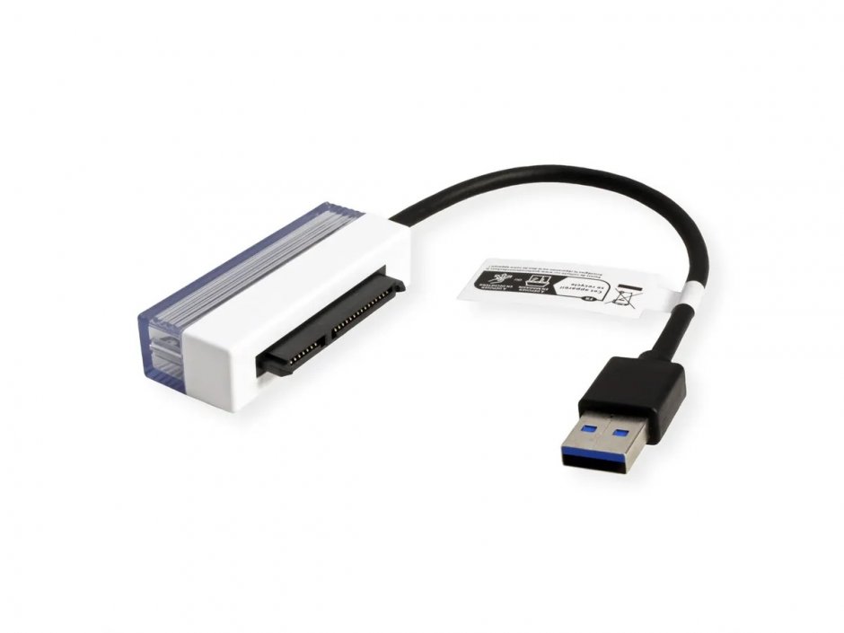 Imagine Adaptor USB 3.2 Gen1 la SATA III pentru HDD 2.5", Value 12.99.1062