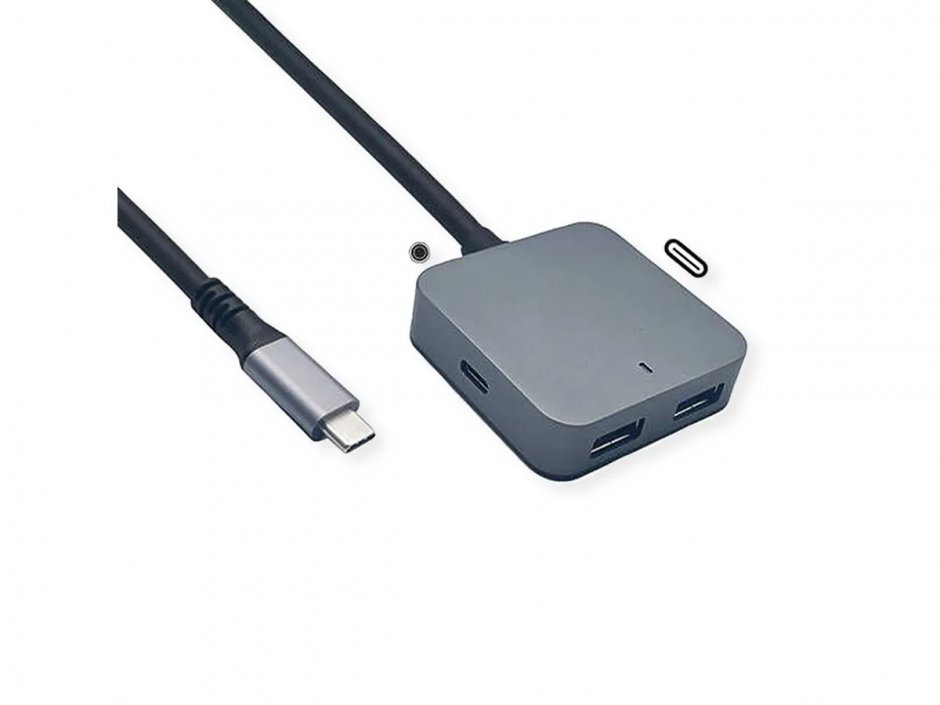 Imagine HUB USB 3.2 type C la 2 x USB-A + 2 x USB type C 3m, Value 12.99.1126