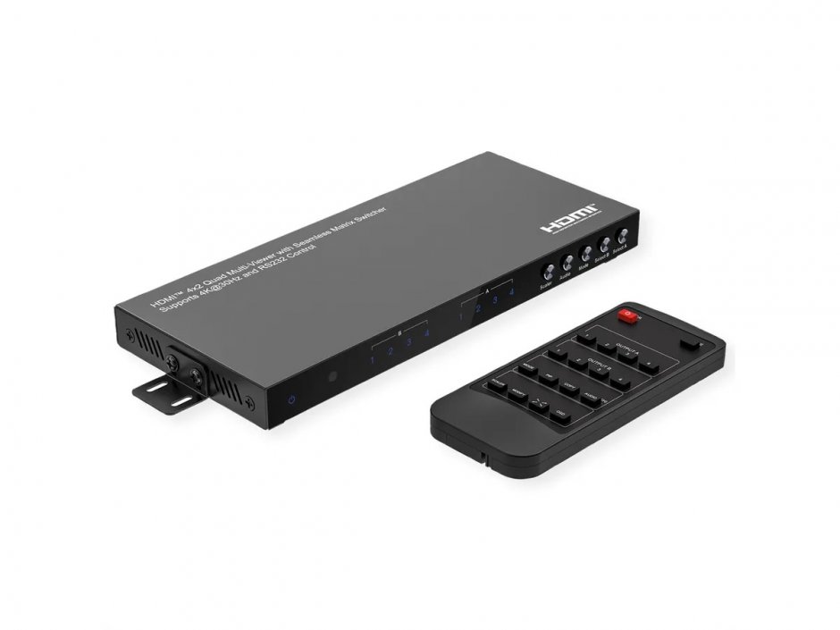 Imagine Video Matrix HDMI 4K30Hz 4x2 QUAD Multi-Viewer seamless switching, Value 14.99.3592