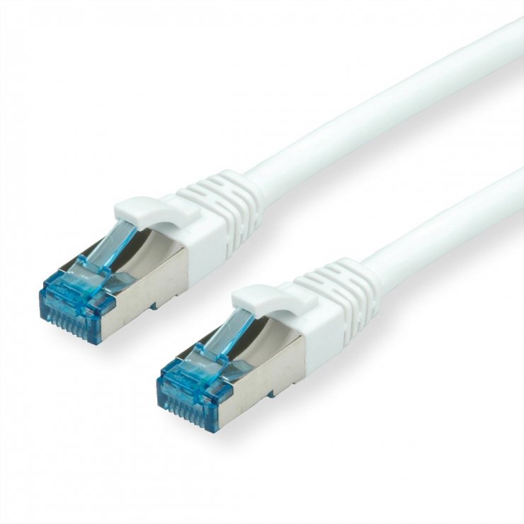 Imagine Cablu retea RJ45 S-FTP (PiMF) Cat 6a LSOH Alb 0.5m, Value 21.99.1970