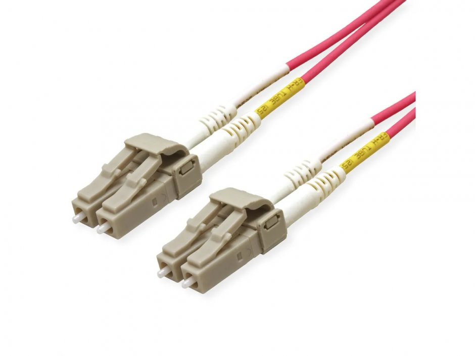 Imagine Cablu fibra optica LC - LC OM4 conector Low Loss 0.5m, Roline 21.15.8850