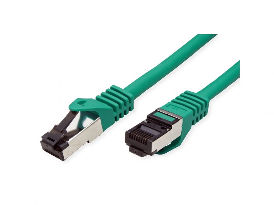 Imagine Cablu de retea RJ45 S/FTP Cat.8 (Class I) LSOH 3m Verde, Value 21.99.1833