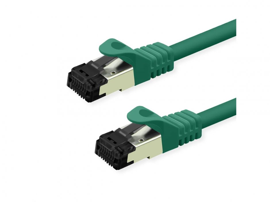 Imagine Cablu de retea RJ45 S/FTP Cat.8 (Class I) LSOH 3m Verde, Value 21.99.1833