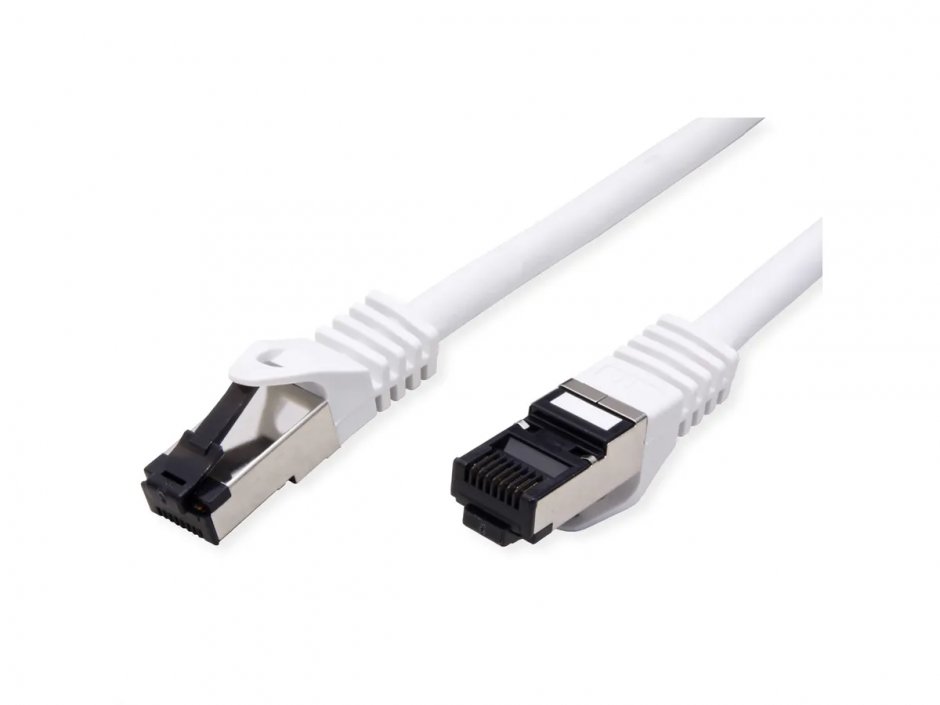Imagine Cablu de retea RJ45 S/FTP Cat.8 (Class I) LSOH 3m Alb, Value 21.99.1873