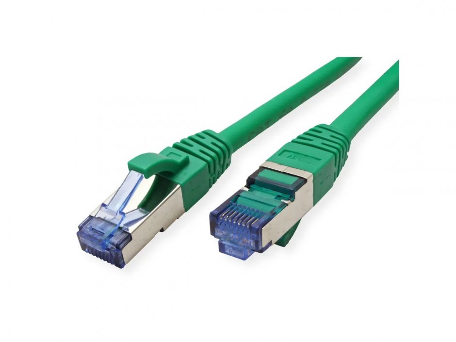 Imagine Cablu de retea RJ45 cat.6A LSOH Verde 0.15m, Value 21.99.1982