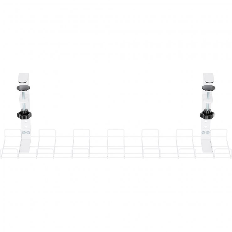 Imagine Organizator cabluri sub birou 0.6m Alb, InLine IL23190H