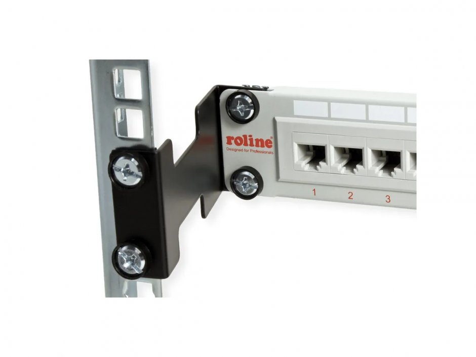 Imagine Set 2 buc extensie adancime cabinet 19" 1U metal 101.5mm, Value 26.99.0421