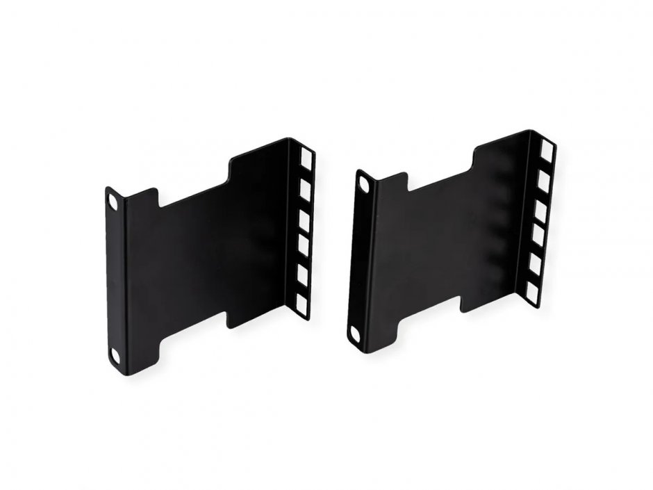 Imagine Set 2 buc extensie adancime cabinet 19" 2U metal 101.5mm, Value 26.99.0423
