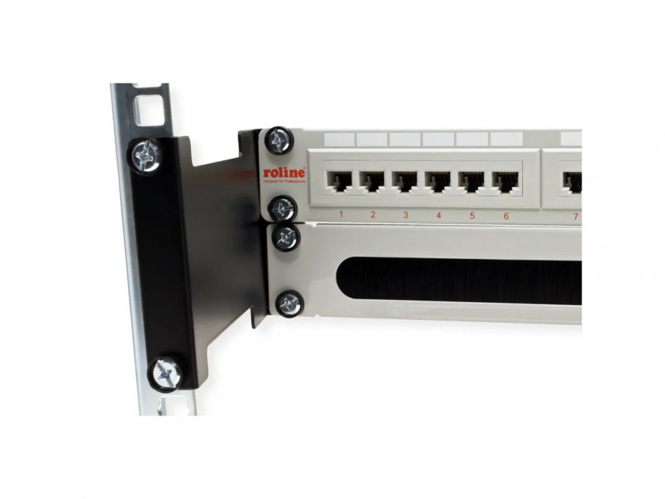 Imagine Set 2 buc extensie adancime cabinet 19" 2U metal 151.5mm, Value 26.99.0424