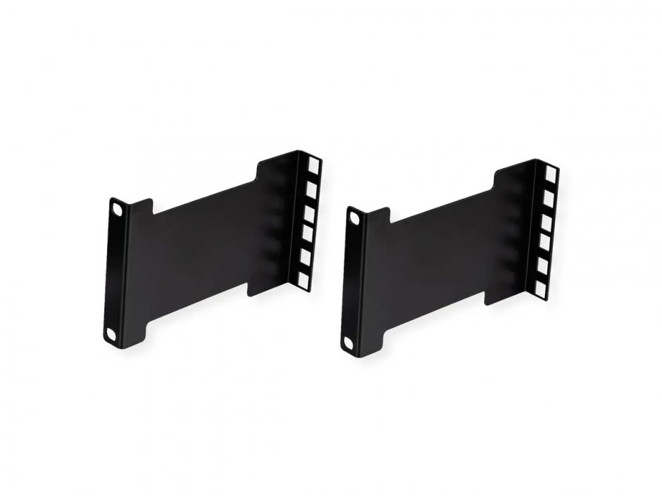 Imagine Set 2 buc extensie adancime cabinet 19" 2U metal 151.5mm, Value 26.99.0424