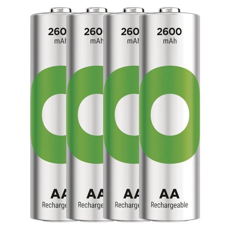 Imagine Set 4 buc acumulator ReCyko 2600mAh AA/LR6, GP Batteries