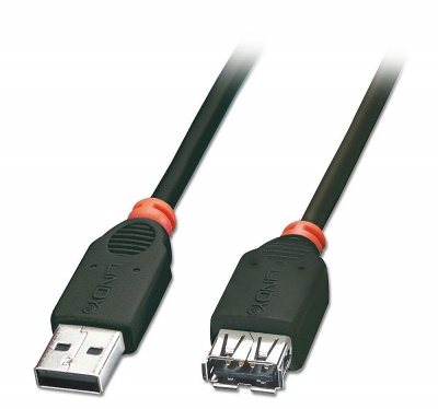 Imagine Cablu prelungitor USB 2.0 tip A T-M, 1M, Lindy L31854