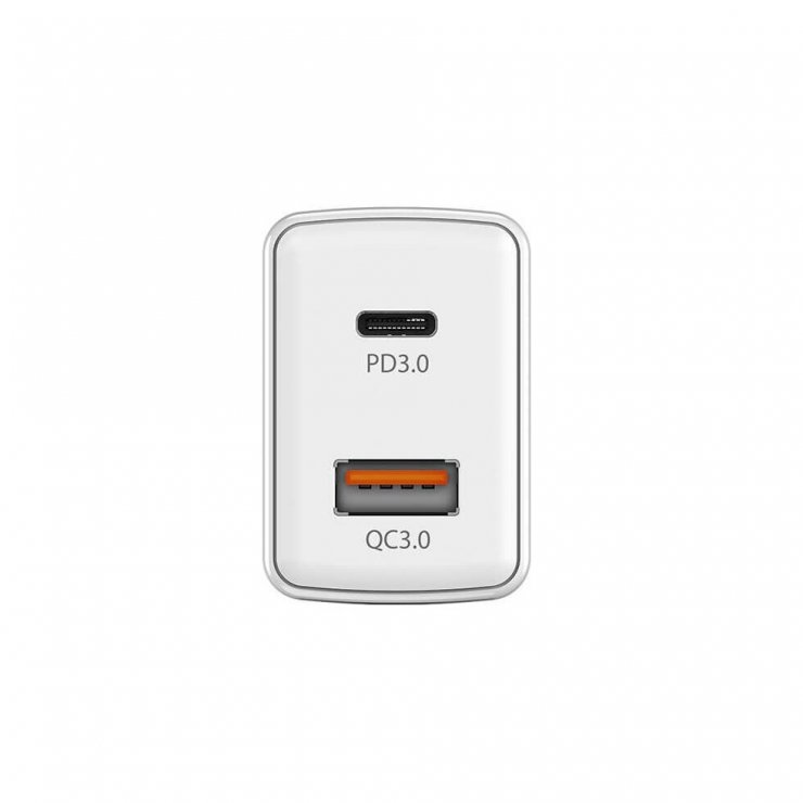 Imagine Incarcator priza Quick Charge 1 x USB-A + 1 x USB-C 20W, Genius