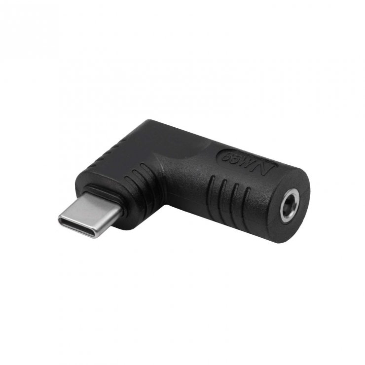 Imagine Adaptor USB type C la DC 3.5 x 1.35mm 65W T-M, Akyga AK-ND-D14
