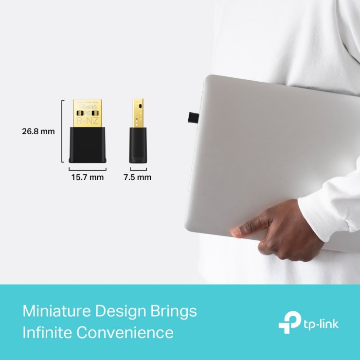 Imagine Adaptor USB wireless AX1800 Nano Wi-Fi 6 , TP-LINK Archer TX20U Nano