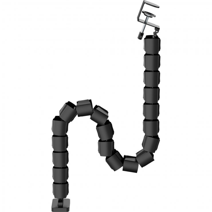 Imagine Organizator cabluri/canal cablu inaltime reglabila max. 1.34m Negru, InLine IL59996D