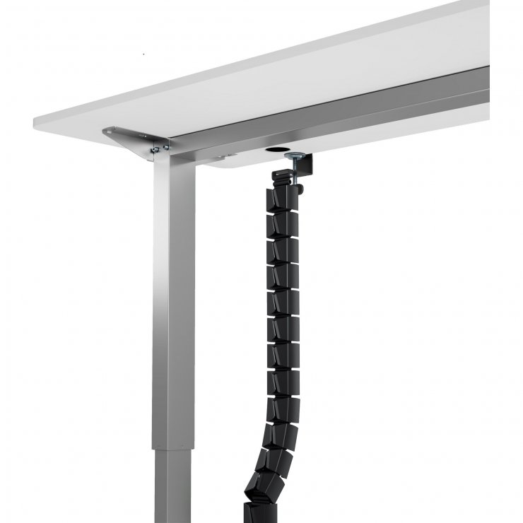 Imagine Organizator cabluri/canal cablu inaltime reglabila max. 1.34m Negru, InLine IL59996D