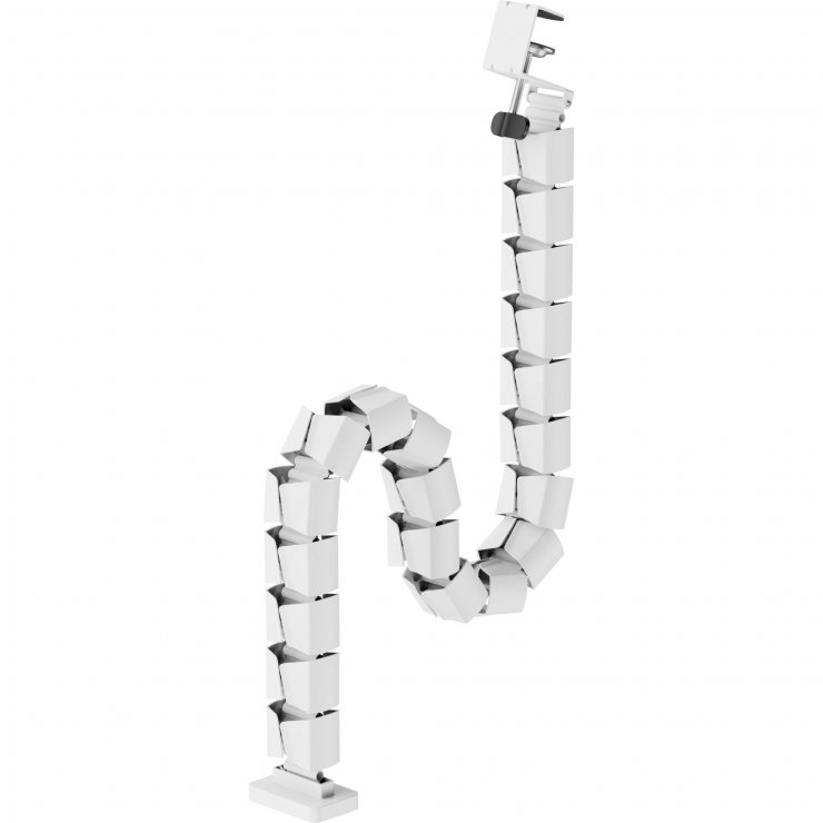 Imagine Organizator cabluri/canal cablu inaltime reglabila max. 1.34m Alb, InLine IL59996E