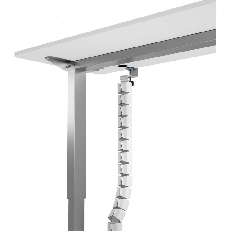 Imagine Organizator cabluri/canal cablu inaltime reglabila max. 1.34m Alb, InLine IL59996E