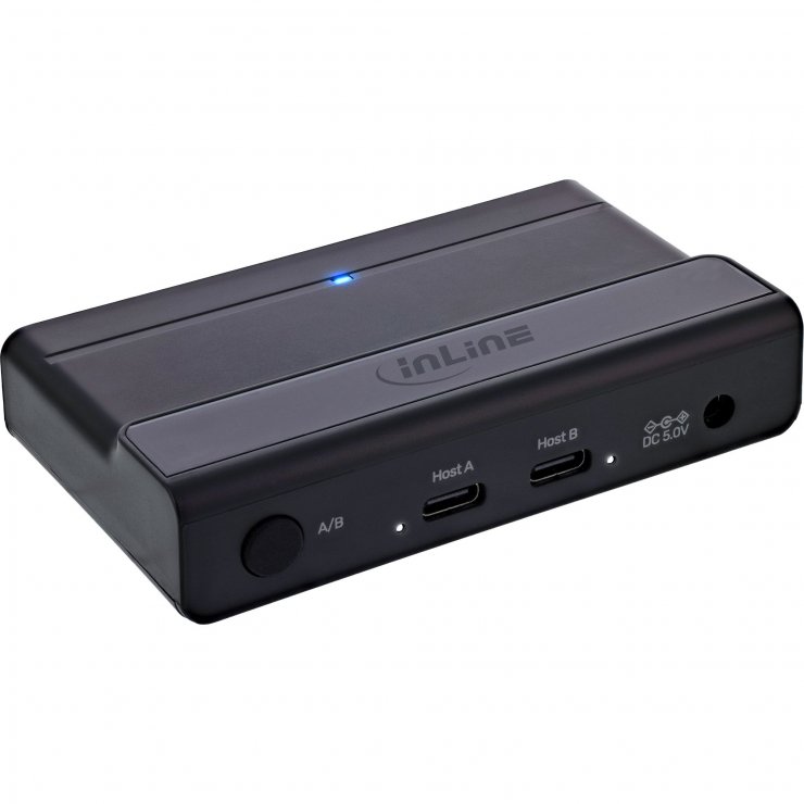 Imagine Sharing Switch USB type C 2 PC x 4 dispozitive USB-A, InLine IL60604I