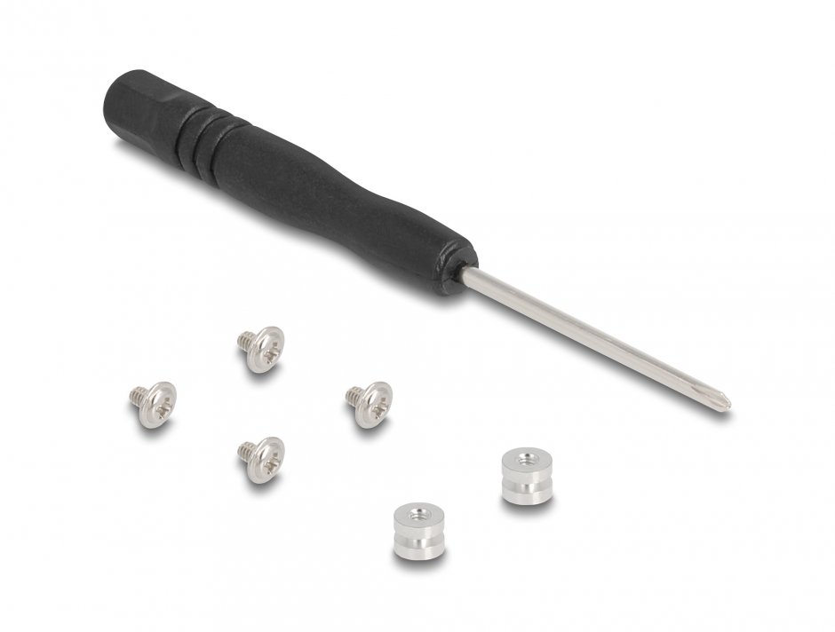 Imagine Convertor M.2 Key M NVMe SSD la U.2 si M.2 Key B SATA SSD la SATA, Delock 64354