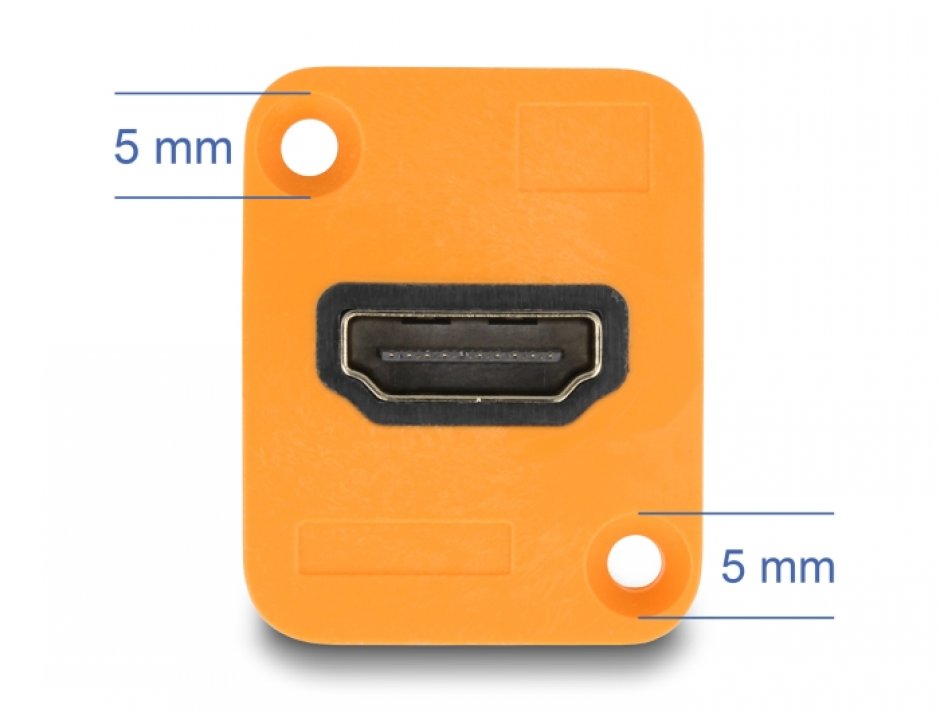 Imagine Modul D-type HDMI-A 4K60Hz M-M orange, Delock 88001