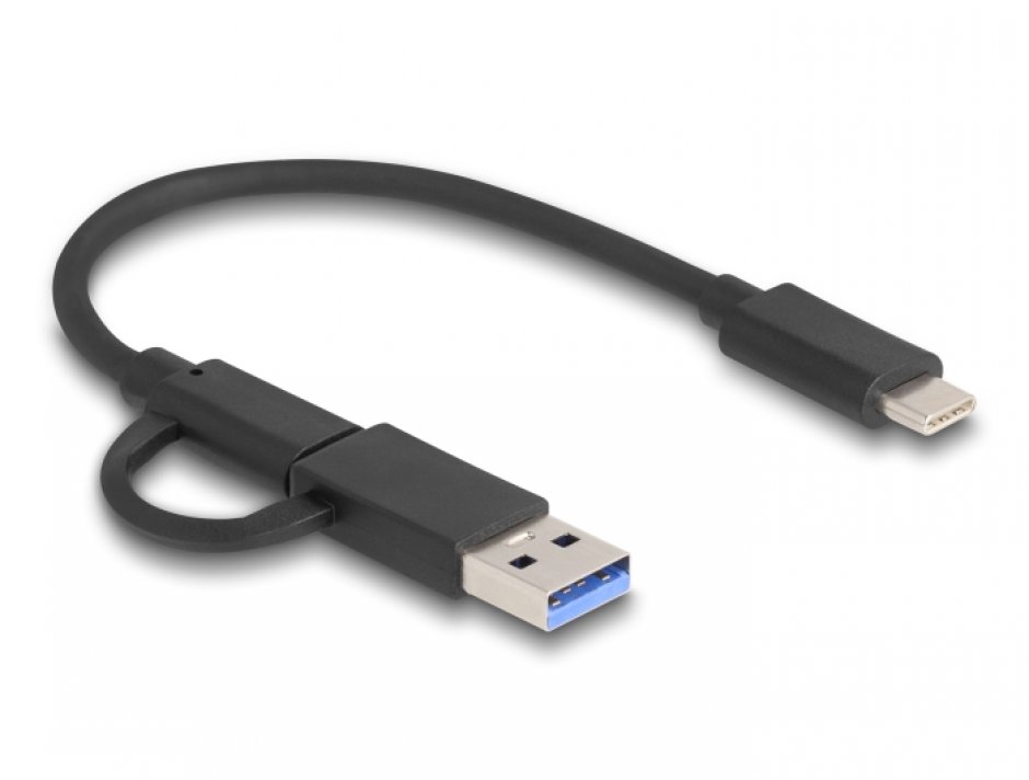 Imagine Cititor de carduri USB type C la SD/CFexpress type B, Delock 91011