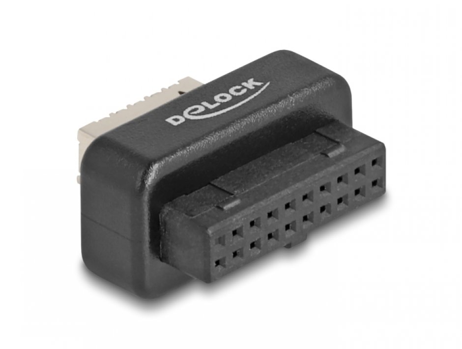 Imagine Adaptor USB 3.2 pin header la USB Type E Key A M-M, Delock 67240