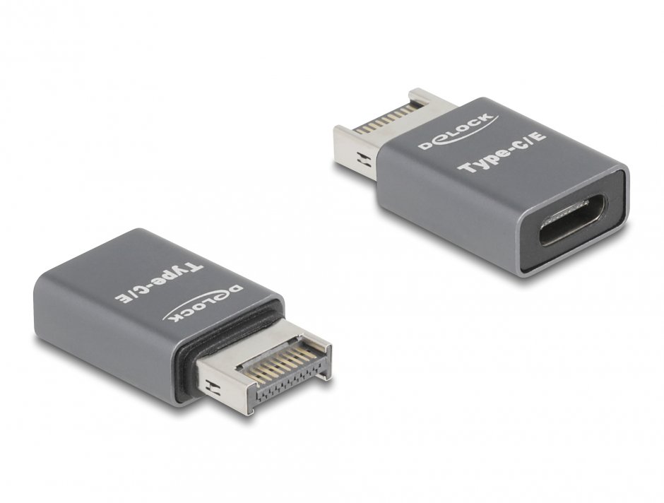 Imagine Adaptor metalic USB 3.2 Type E Key A la USB Type C T-M, Delock 67234