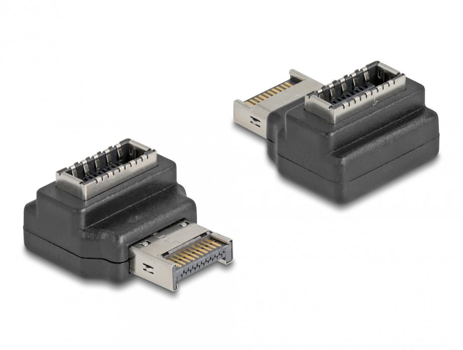 Imagine Adaptor USB Type E Key A T-M unghi, Delock 67237