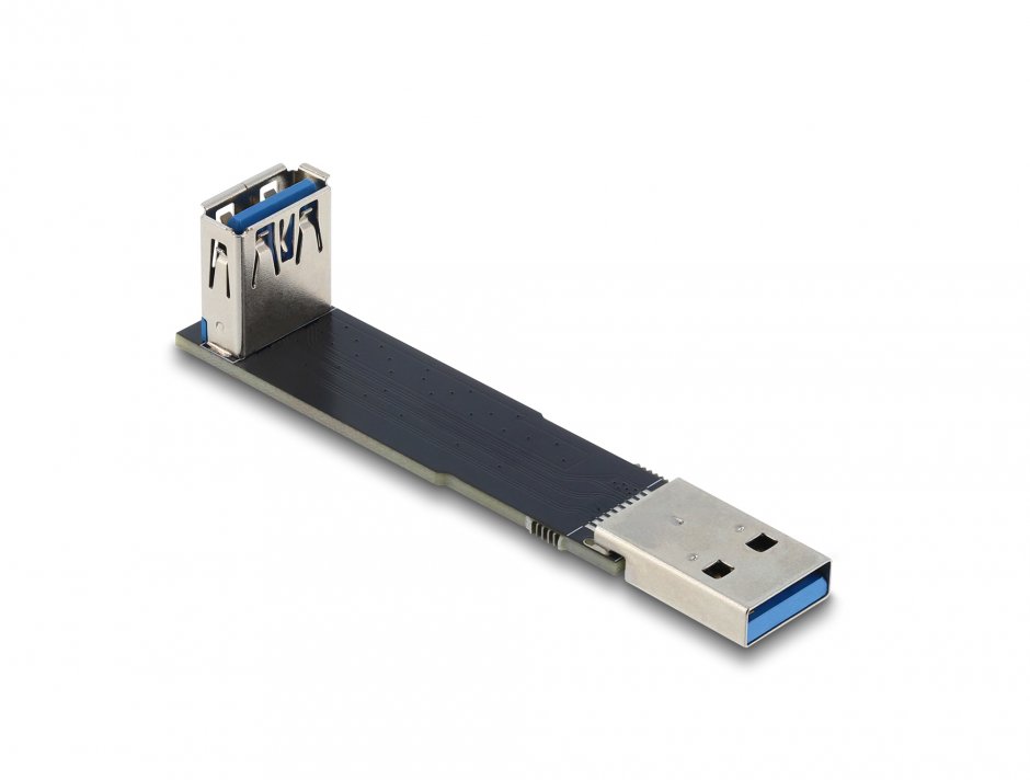 Imagine Extensie USB 10Gbps T-M unghi 90 grade, Delock 67423