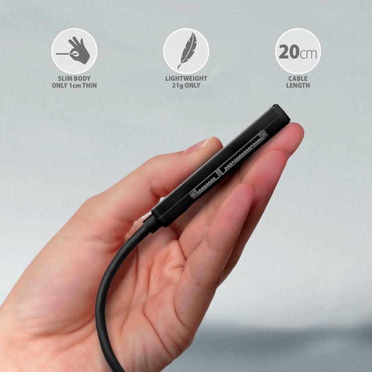 Imagine Adaptor USB 3.2 Gen1-A la HDD/SSD 2.5", Axagon ADSA-FP2A