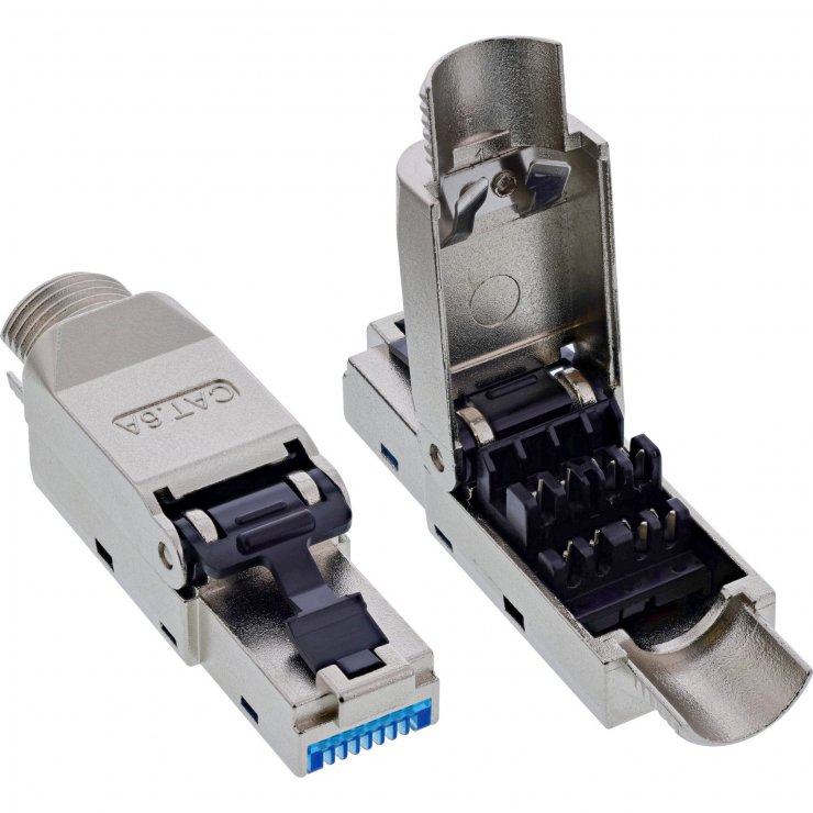 Imagine Conector de retea RJ45 Cat.6A ecranat, InLine IL76204D