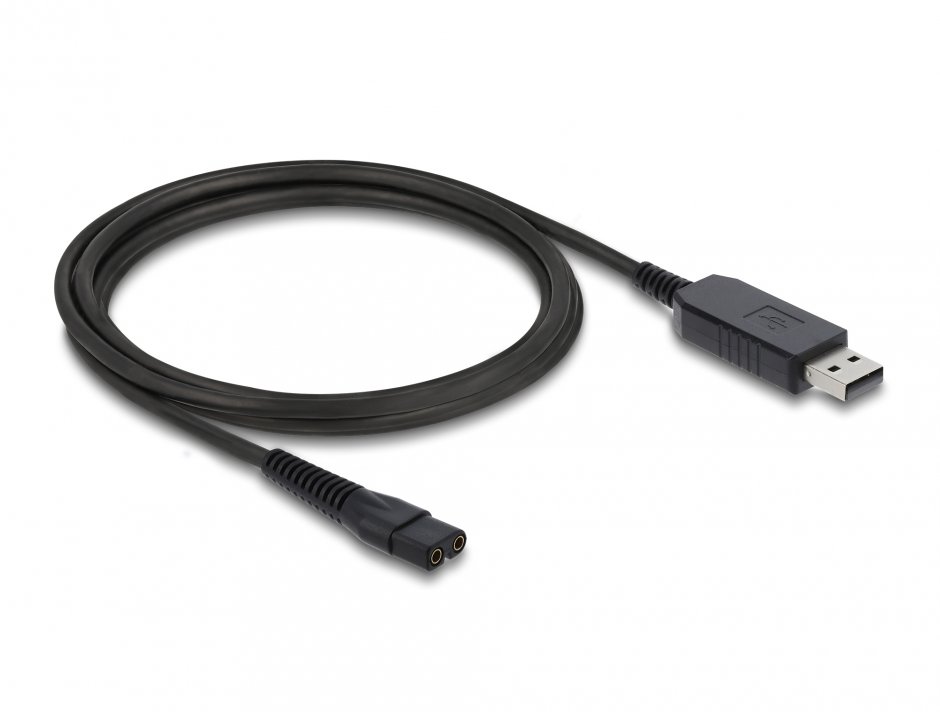 Imagine Cablu de alimentare USB 3.5V pentru aparate de ras electrice Wahl Color Pro 9649 1.8m, Delock 90983