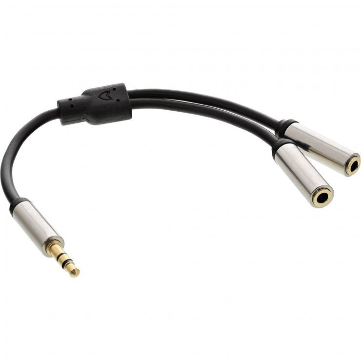 Imagine Splitter audio jack 3.5mm la 2 x jack 3.5mm T-M 0.15m, InLine IL99250
